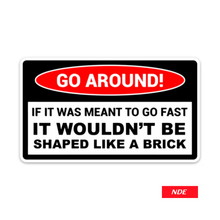STICKER DECAL GO AROUND
