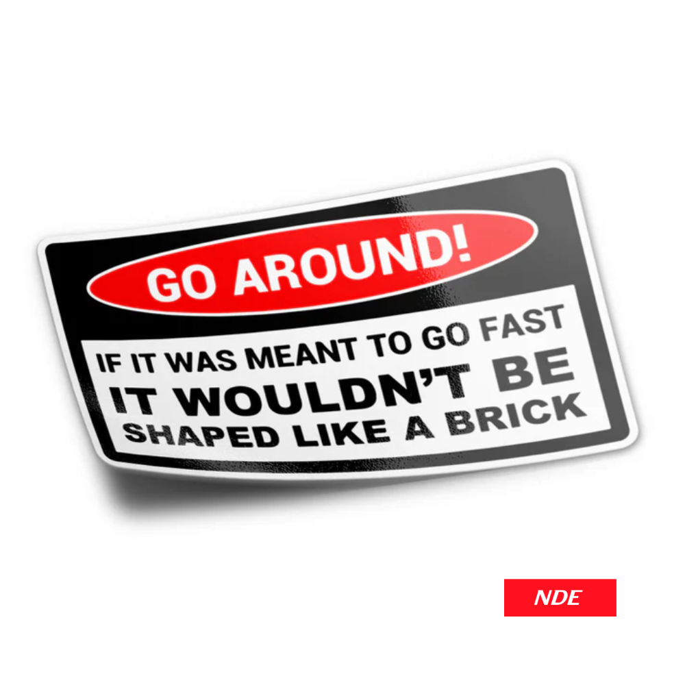 STICKER DECAL GO AROUND