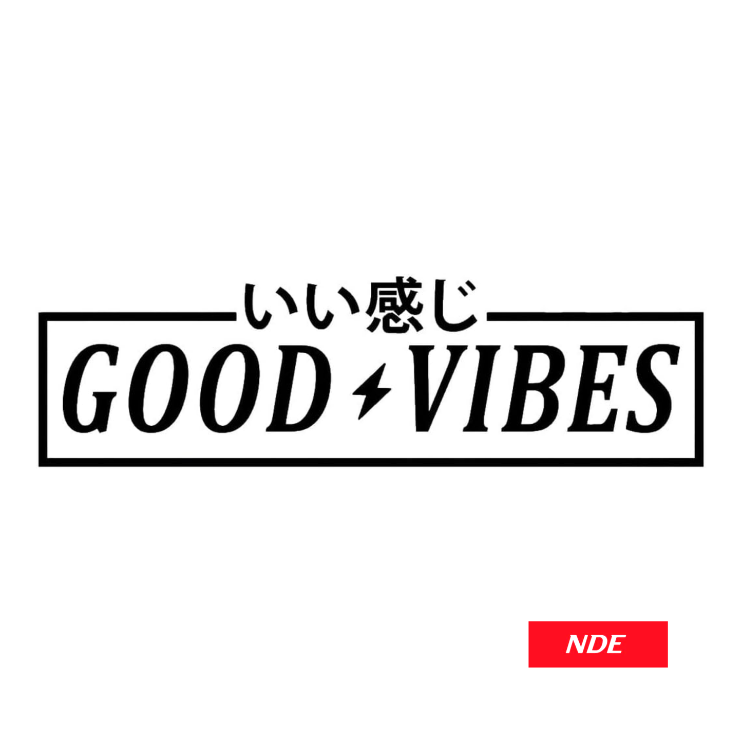 STICKER DECAL GOOD VIBES