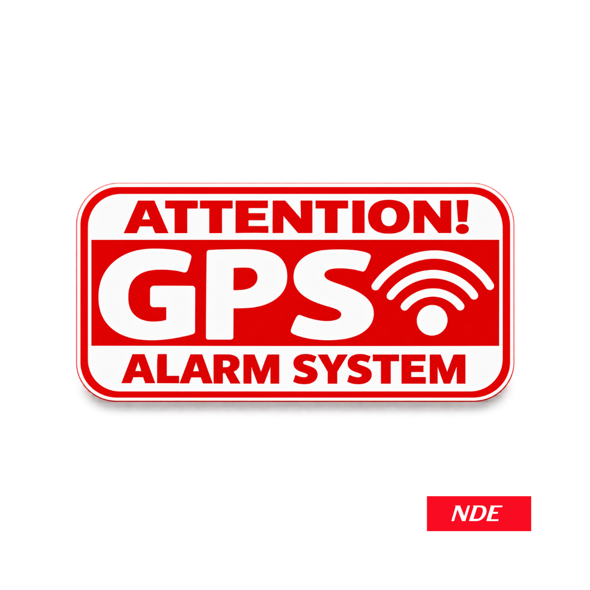 STICKER CAR ALARM SYSTEM STICKERS (SKU O6779)