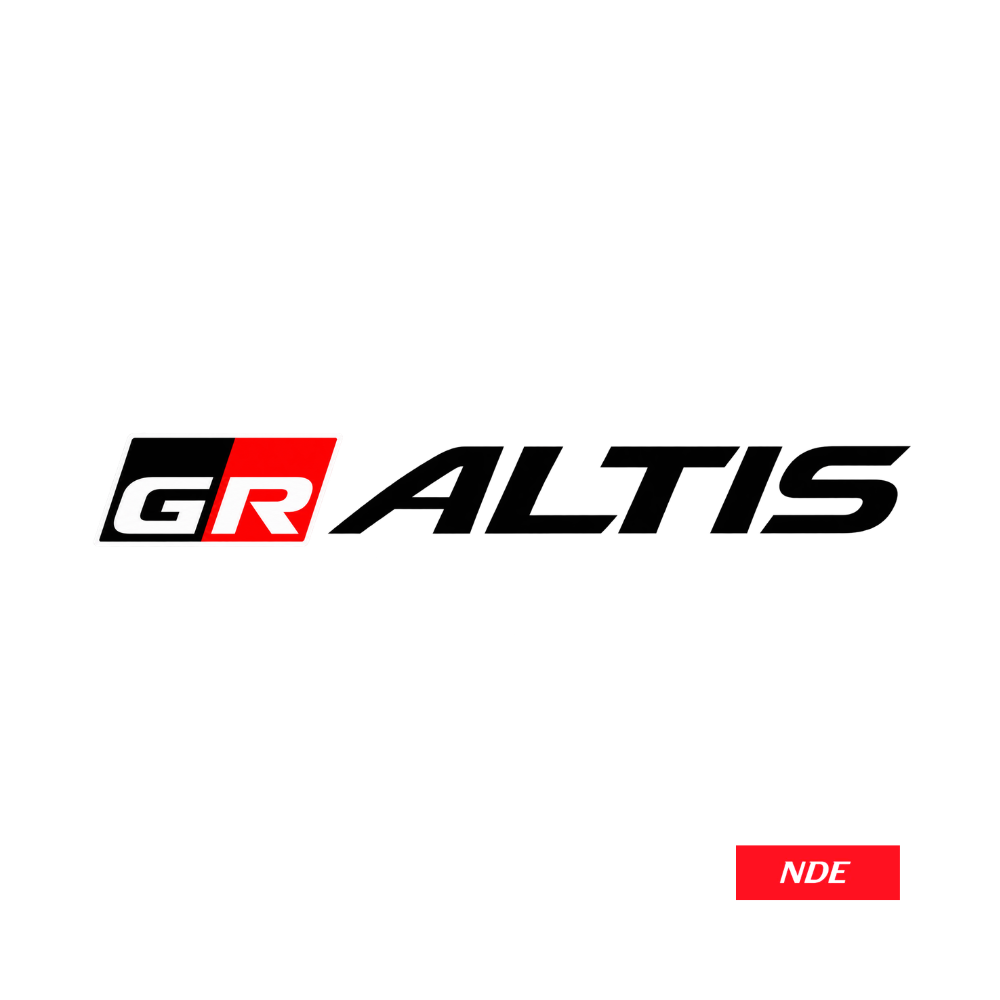 STICKER DECAL GR ALTIS