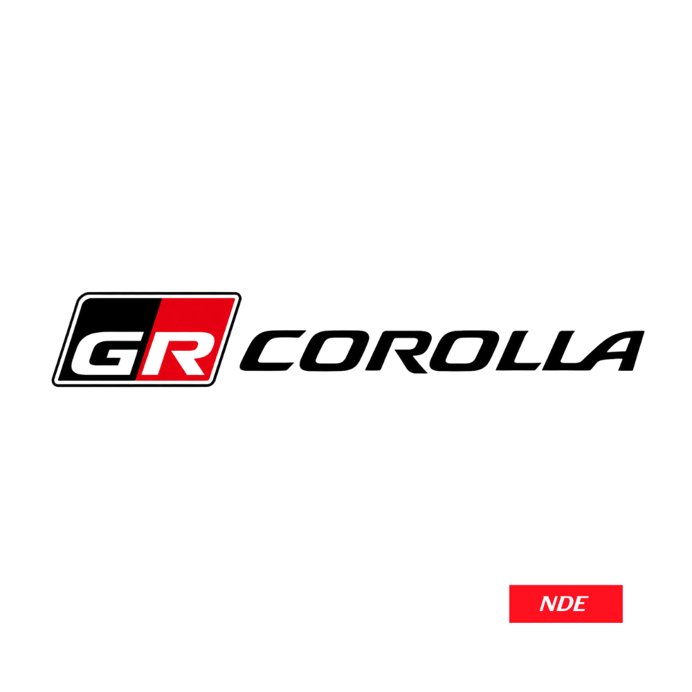 STICKER DECAL GR COROLLA
