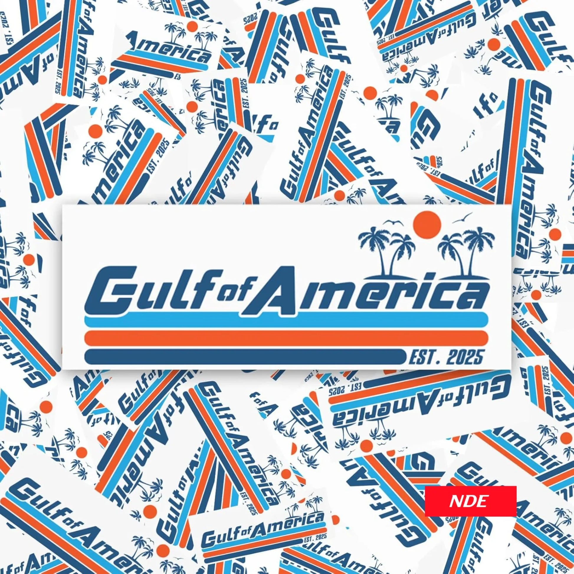 STICKER DECAL GULF OF AMERICA