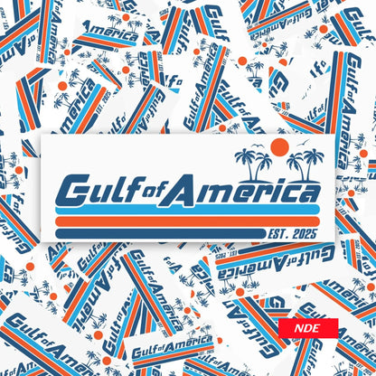 STICKER DECAL GULF OF AMERICA