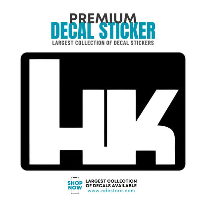 STICKER DECAL HACKLER AND KOCH HK