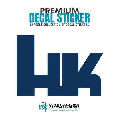 STICKER DECAL HACKLER AND KOCH HK