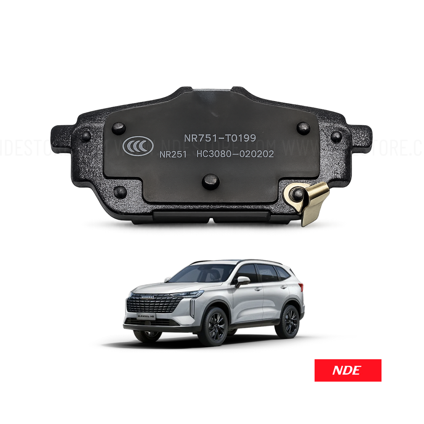 BRAKE DISC PAD SET REAR FOR HAVAL H6