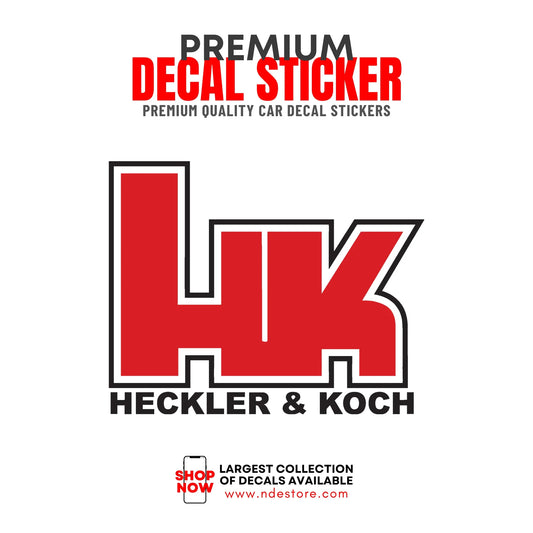 STICKER DECAL HECKLER AND KOCH