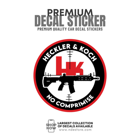STICKER DECAL HECKLER AND KOCH