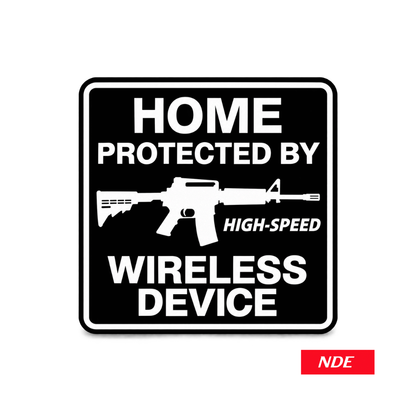 STICKER DECAL PROTECTED BY WIRELESS DEVICE