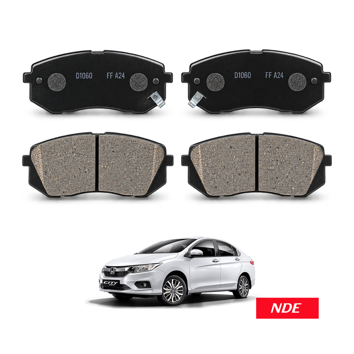 BRAKE DISC PAD SET FRONT FOR HONDA CITY (2008-2021)