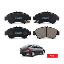 BRAKE DISC PAD SET FRONT AKEBONO FOR HONDA CITY (2008-2021)