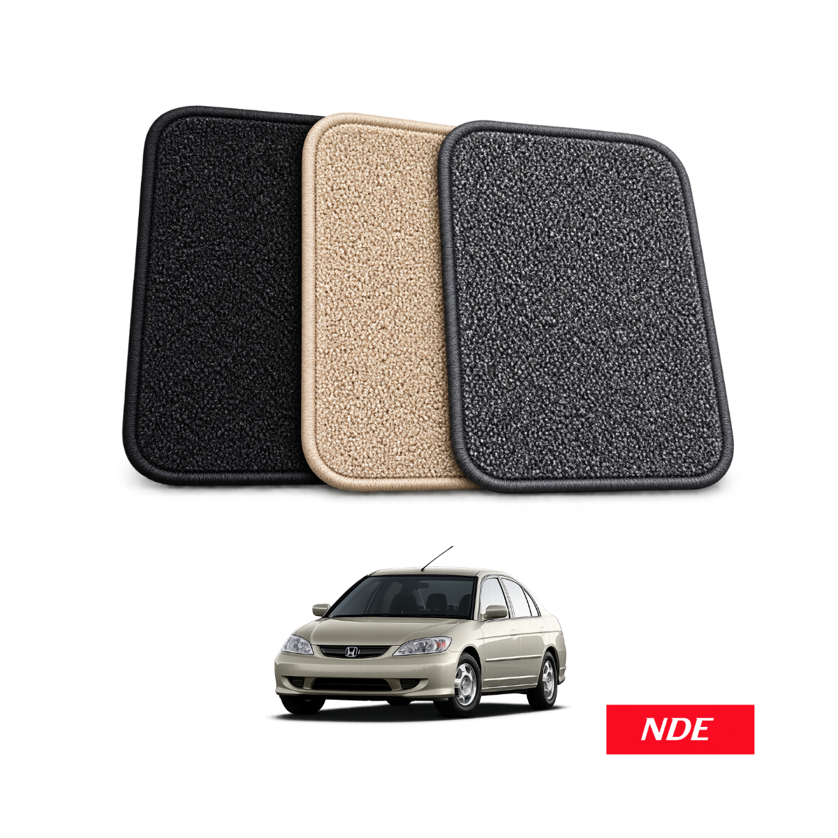 FLOOR MAT CARPET SET FOR HONDA CIVIC (2002-2006)