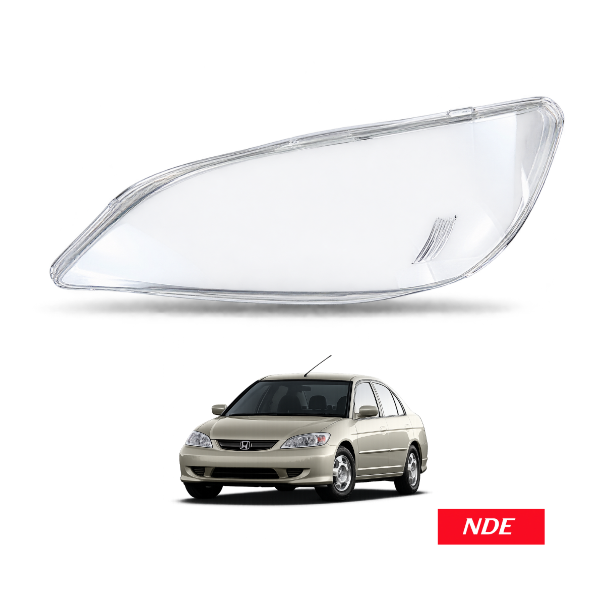 HEADLIGHT LENS COVER FOR HONDA CIVIC (2002-2006)