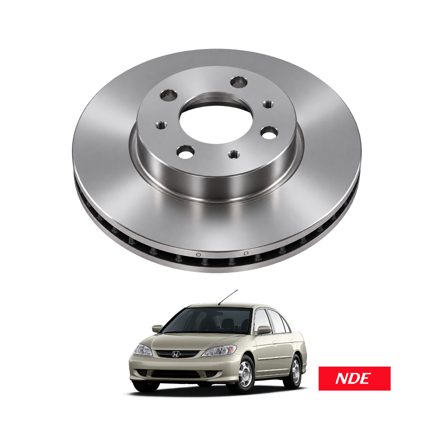BRAKE WHEEL ROTOR FRONT FOR HONDA CIVIC (2002-2006)