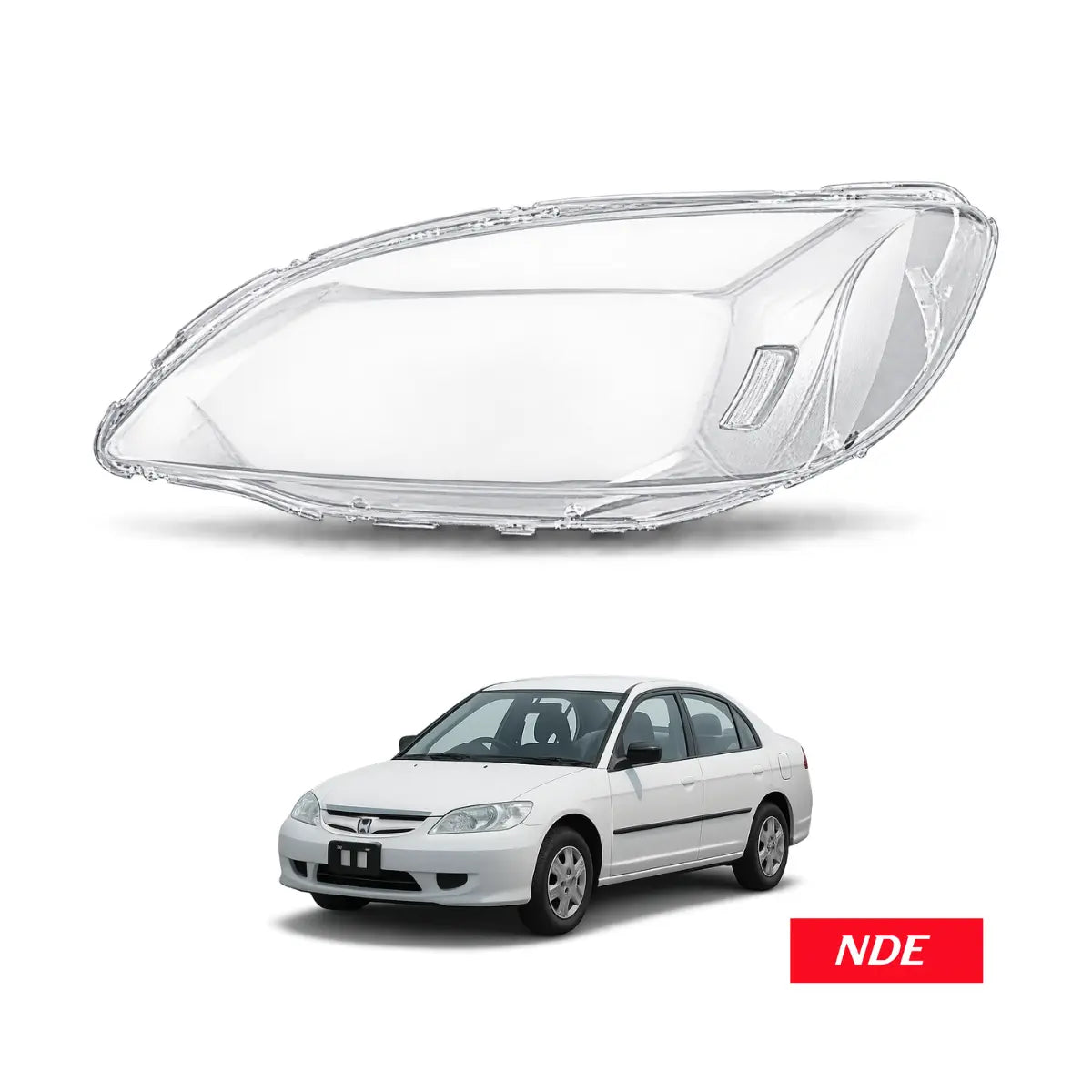 HEADLIGHT LENS COVER FOR HONDA CIVIC (2002-2006)