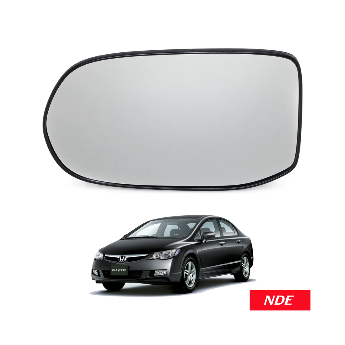 SIDE MIRROR GLASS FOR HONDA CIVIC (2006-2012)