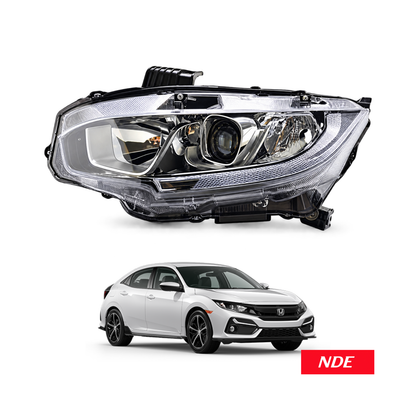 HEAD LIGHT ASSY COMPLETE FOR HONDA CIVIC (2016-2021)