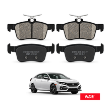 BRAKE DISC PAD SET REAR AKEBONO FOR HONDA CIVIC (2016-2021)