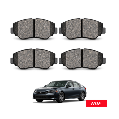 BRAKE DISC PAD SET FRONT AKEBONO FOR HONDA CIVIC (2021-2026)