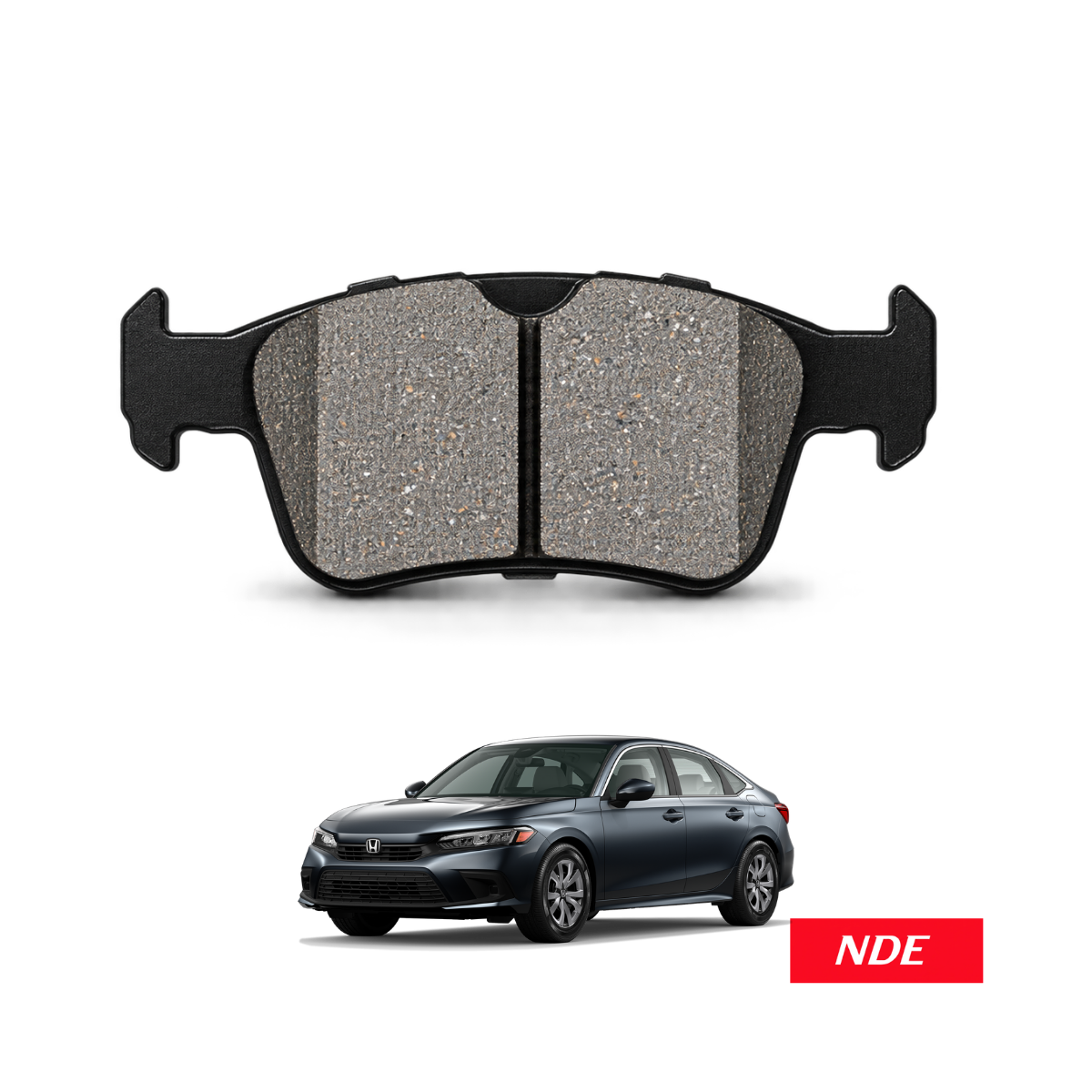 BRAKE DISC PAD SET REAR AKEBONO FOR HONDA CIVIC (2021-2026)