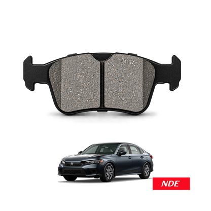BRAKE DISC PAD SET REAR AKEBONO FOR HONDA CIVIC (2021-2026)