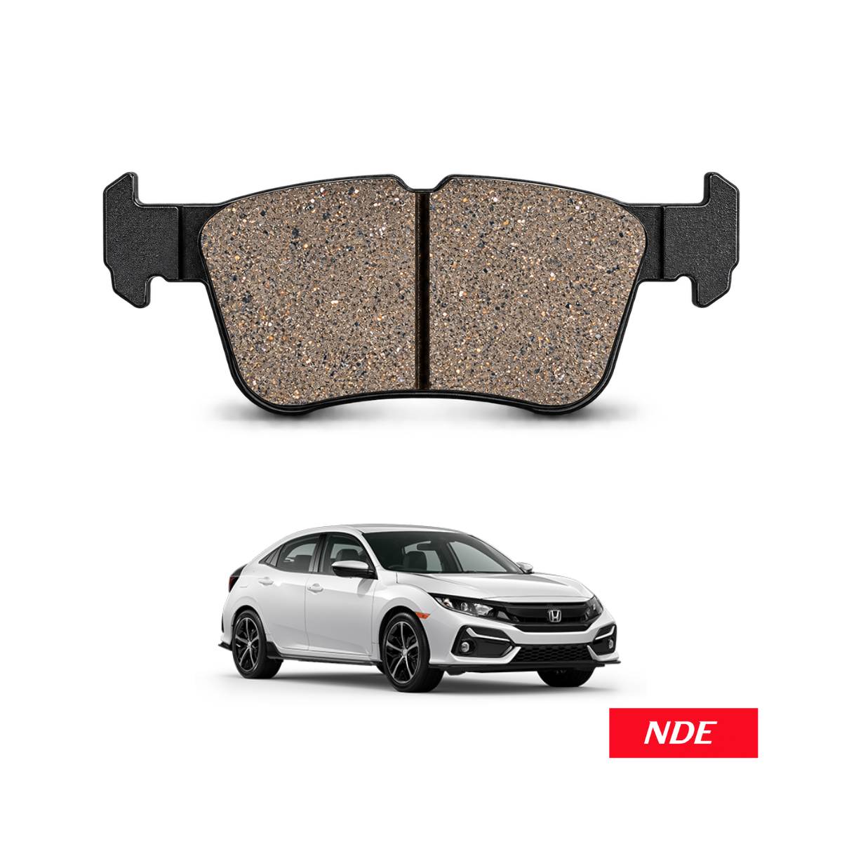 BRAKE DISC PAD SET REAR MK JAPAN FOR HONDA CIVIC (2016-2021)