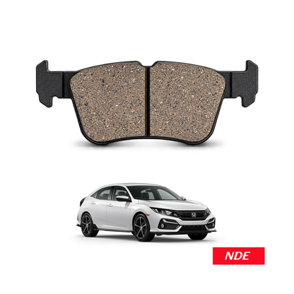 BRAKE DISC PAD SET REAR MK JAPAN FOR HONDA CIVIC (2016-2021)