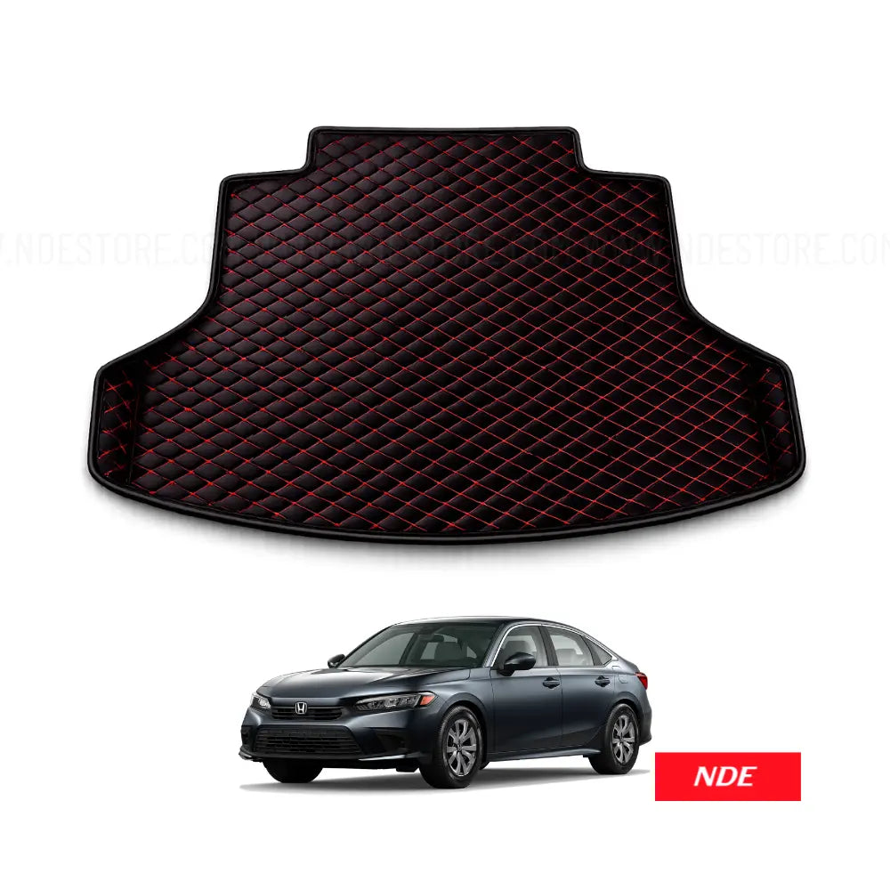 TRUNK FLOOR MAT 7D STYLE FOR HONDA CIVIC (2021-2026)