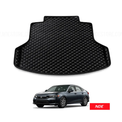 TRUNK FLOOR MAT 7D STYLE FOR HONDA CIVIC (2021-2026)