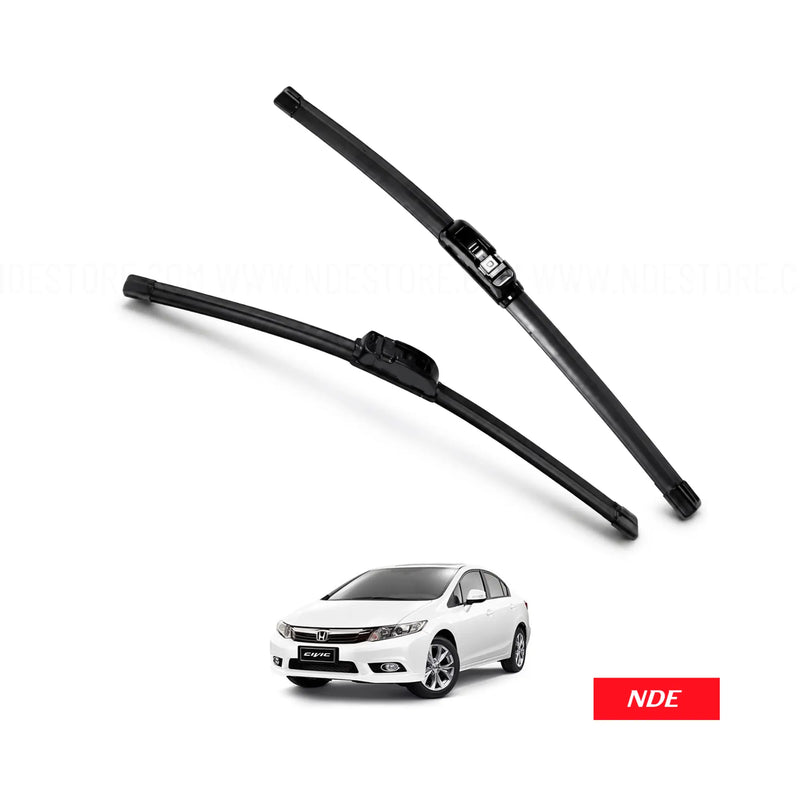 WIPER BLADE SET BEAM TYPE FOR HONDA CIVIC (2012-2016)