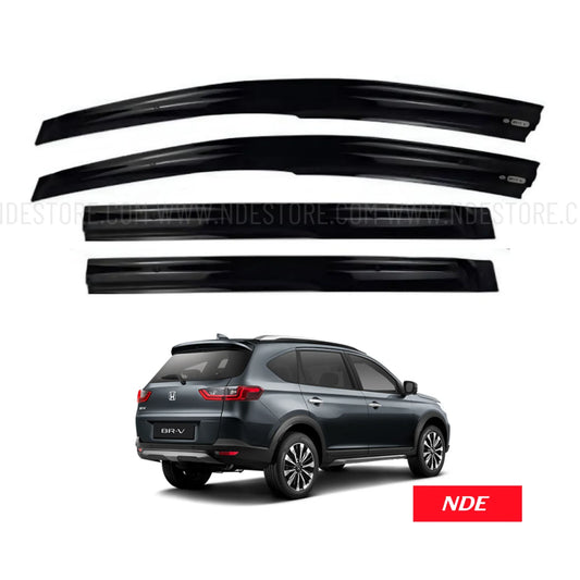 AIR PRESS BLACK TINTED DOOR WINDOW VISOR FOR HONDA BRV - ndestore.com