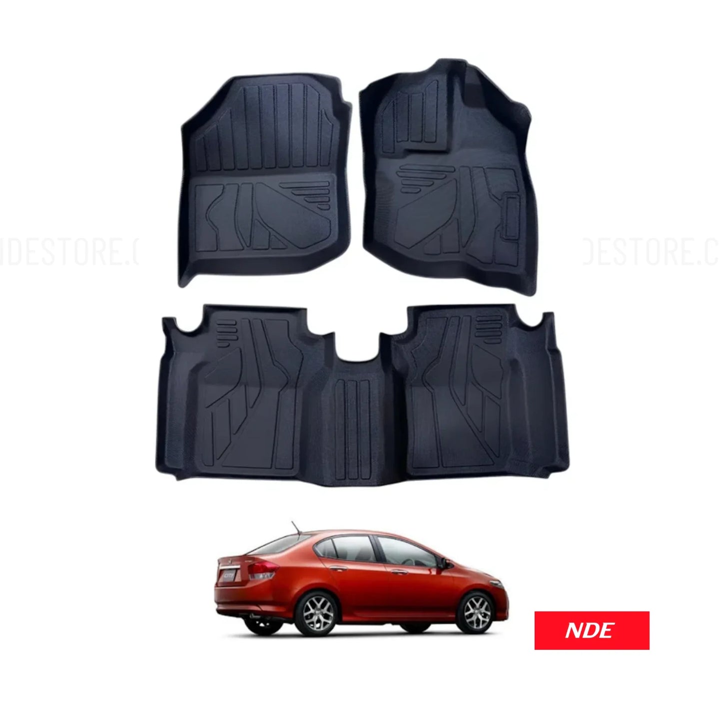 FLOOR MAT SET TPE FOR HONDA CITY (2008-2021)
