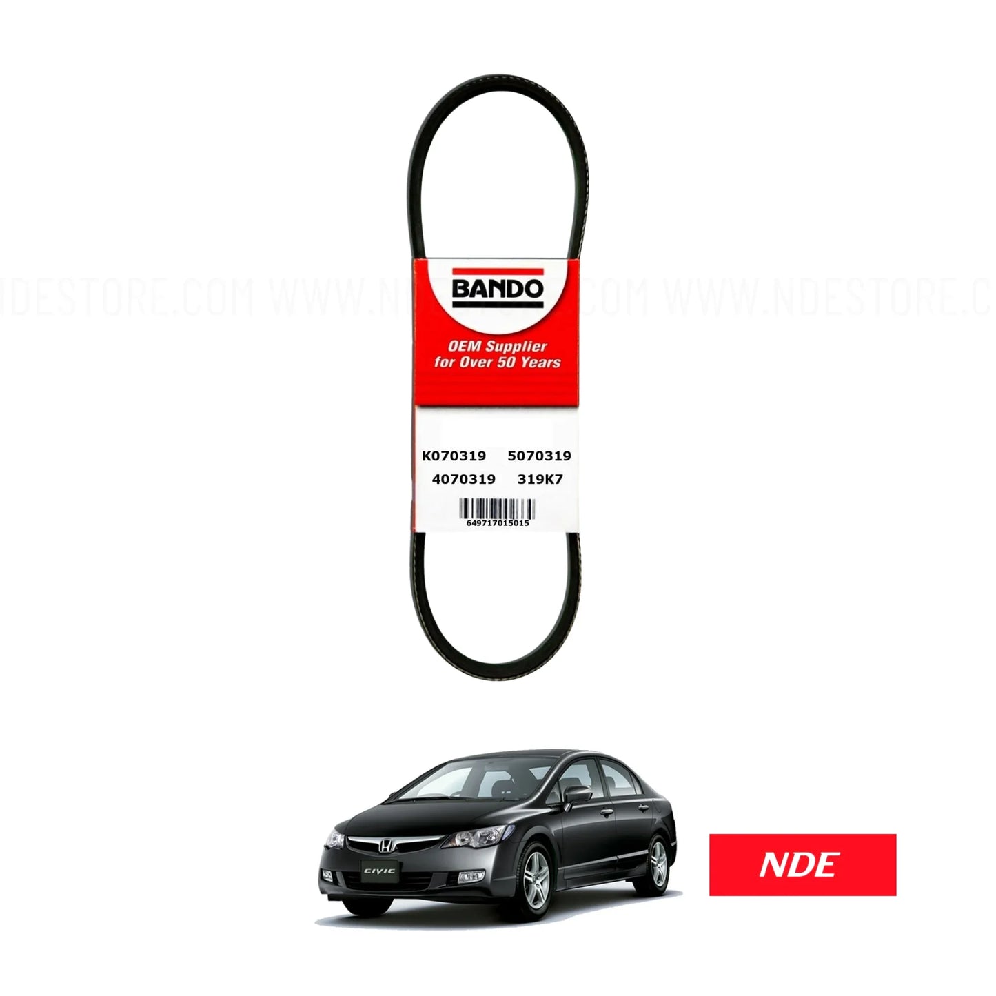 FAN BELT BANDO FOR HONDA CIVIC (2006-2012)