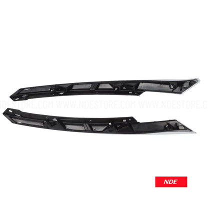 HEADLIGHT CHROME EYELID MOLDING TRIM FOR HONDA CIVIC (2016-2021)