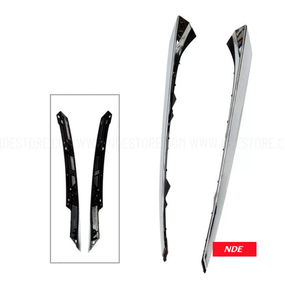 HEADLIGHT CHROME EYELID MOLDING TRIM FOR HONDA CIVIC (2016-2021)