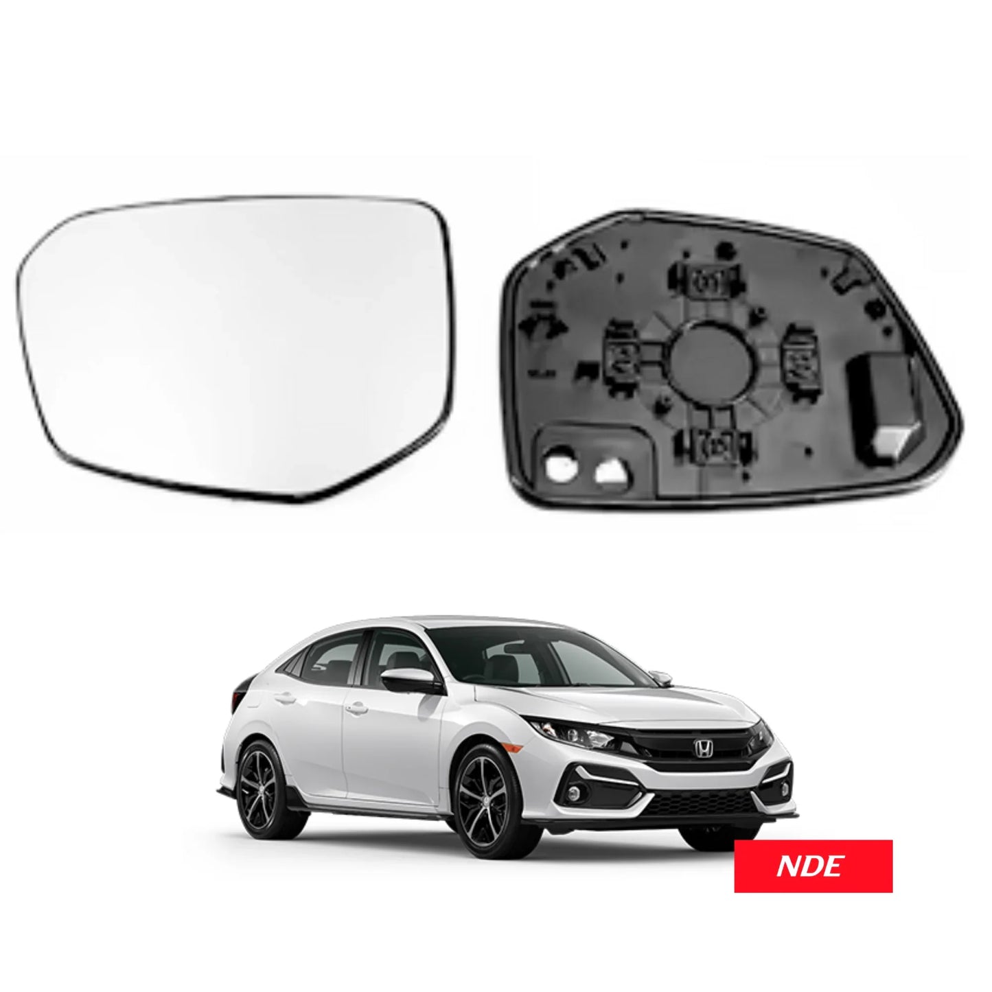 Right Side Mirror with Power Glass for Honda Civic 2016-2021 - Durable & Stylish Right Side Mirror with Power Glass for Honda Civic 2016-2021 - Durable & Stylish