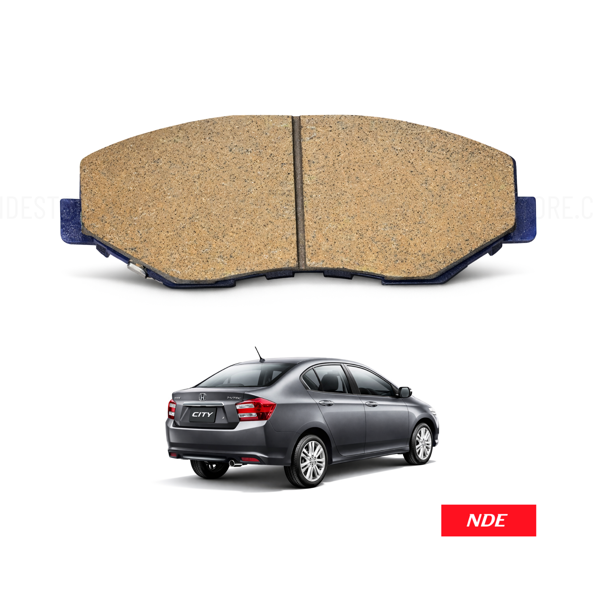 BRAKE DISC PAD SET FRONT NISSIN FOR HONDA CITY (2008-2021)