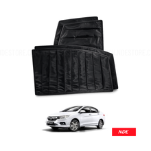 SUN SHADE SET BLACK WRINKLE FOR HONDA CITY (2008-2026)