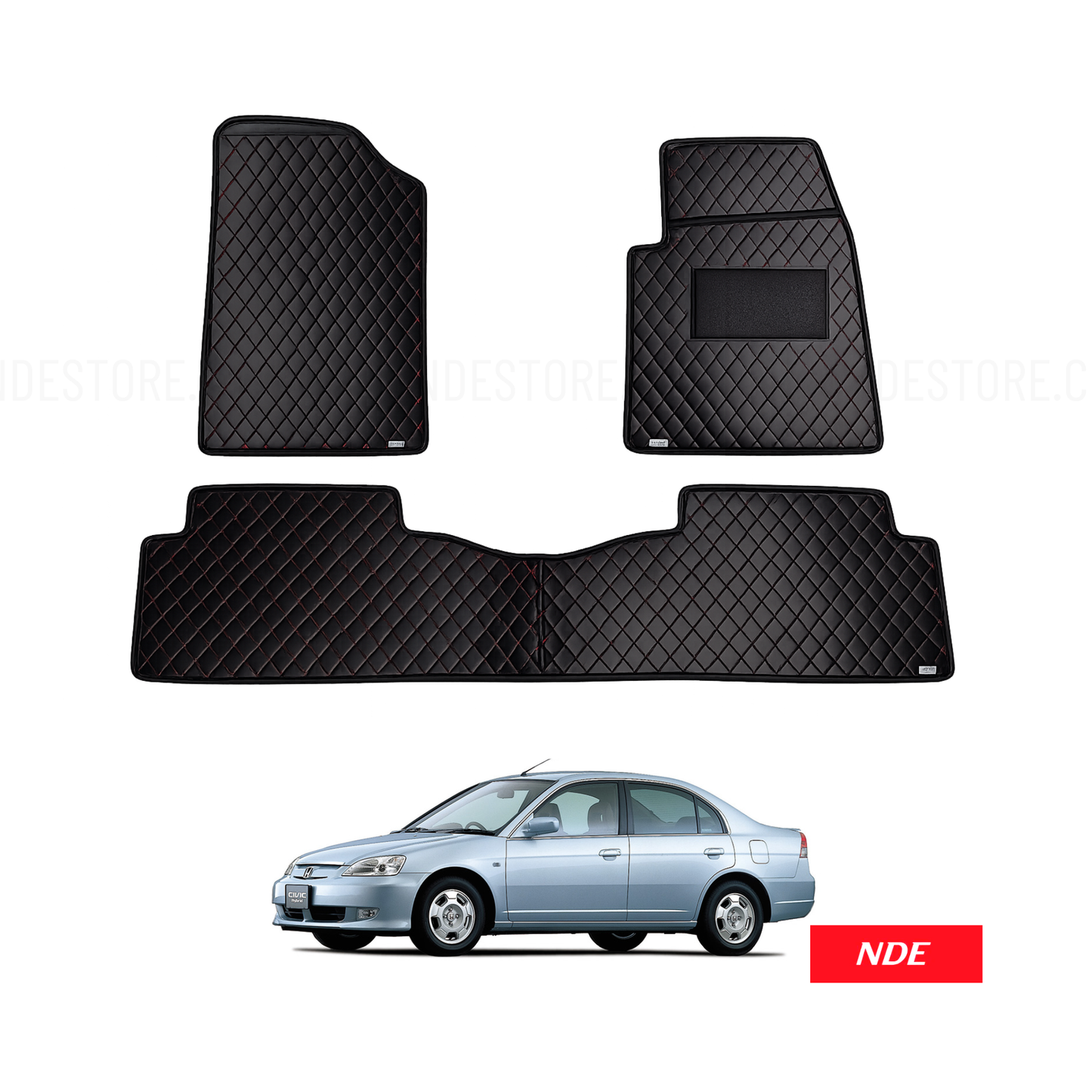 FLOOR MAT FLAT 7D STYLE FOR HONDA CIVIC (2002-2006)