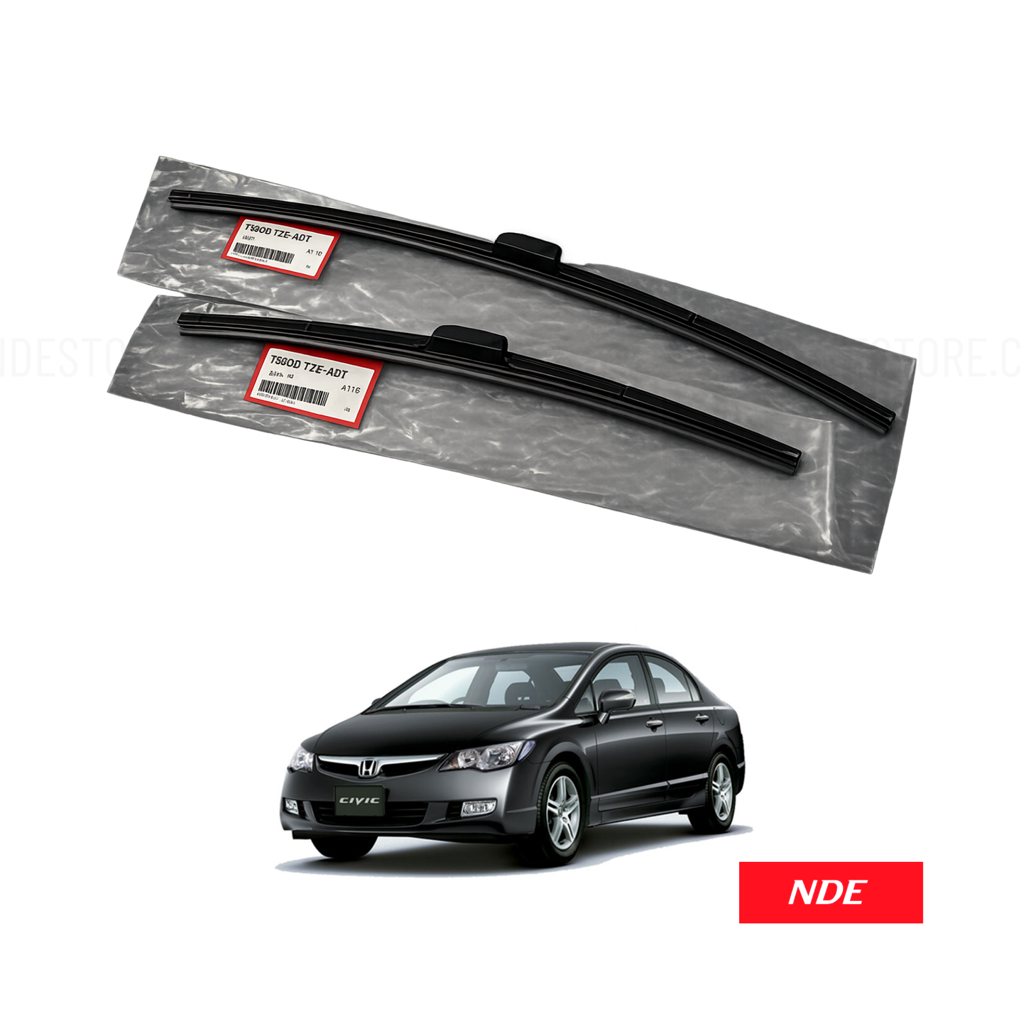 WIPER BLADE SET GENUINE FOR HONDA CIVIC (2006-2012)