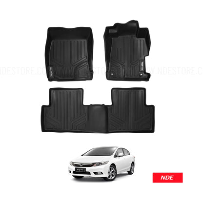 FLOOR MAT SET TPE FOR HONDA CIVIC (2012-2016)