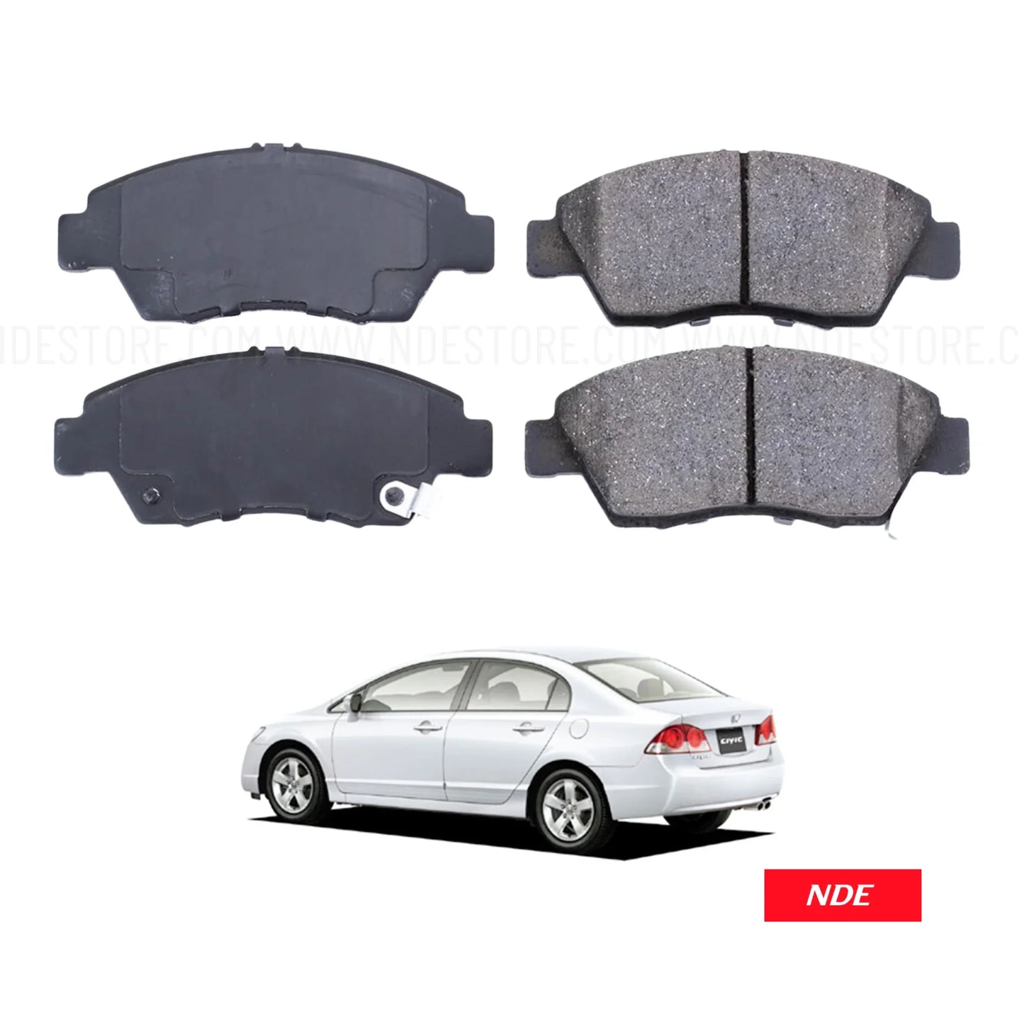 BRAKE DISC PAD SET FRONT MK FOR HONDA CIVIC (2006-2012)