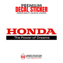 STICKER DECAL HONDA