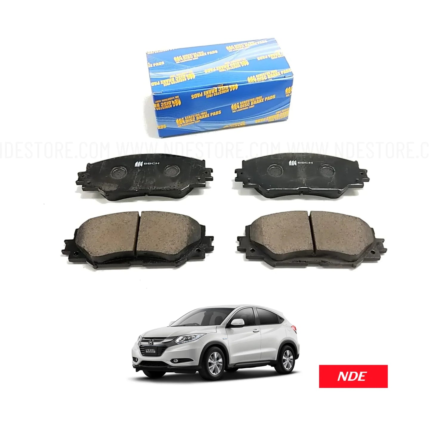 BRAKE DISC PAD FRONT MK FOR HONDA VEZEL