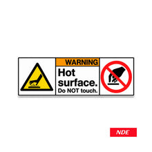 STICKER DECAL HOT SURFACE