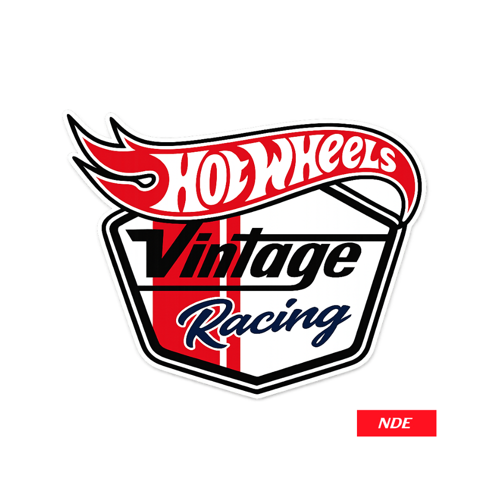STICKER DECAL HOT WHEELS VINTAGE RACING
