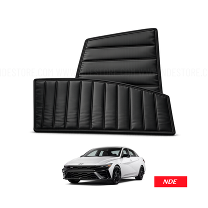 SUN SHADE SET BLACK WRINKLE FOR HYUNDAI ELANTRA