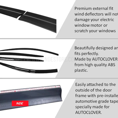 AIR PRESS DOOR VISOR SET FOR HYUNDAI TUCSON HYBRID