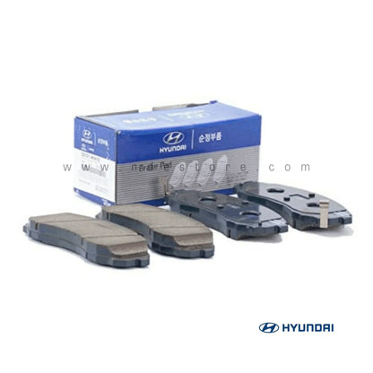 BRAKE DISC PAD SET FRONT GENUINE FOR HYUDAI ELANTRA - ndestore.com